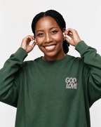 "GOD IS LOVE" Premium Sweatshirt given