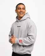 "PROSPER SEASON" Hoodie Athletic Grey given